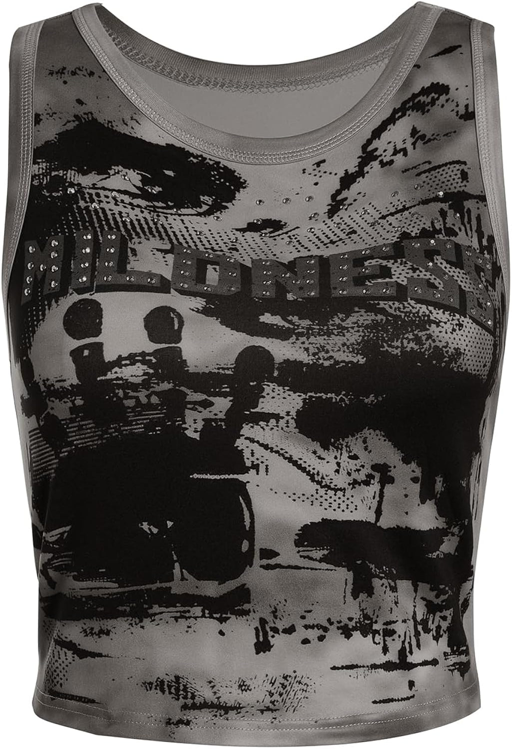 Women's Y2k Letter Figure Print Crew Neck Tank Top - Adult & Kids T-Shirts, Sweatshirts & Hoodies apparel design preview 1