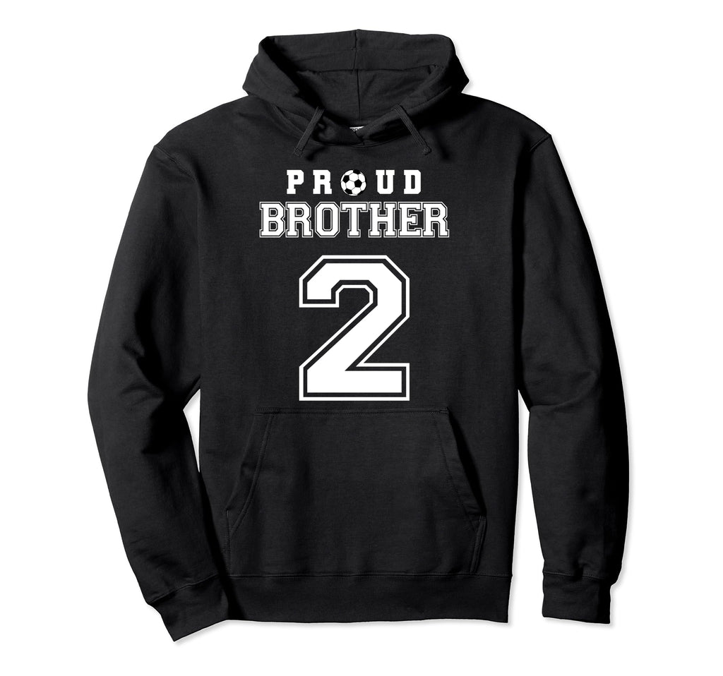 Number 2 Custom Proud Soccer Futbol Hoodie - Fun Novelty Design for Adults - T-Shirt, Sweatshirt, Hoodie
