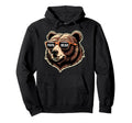 Papa Bear Husband Father Family Fathers Hoodie - Unique Graphic Men Women - T-Shirt, Sweatshirt, Hoodie