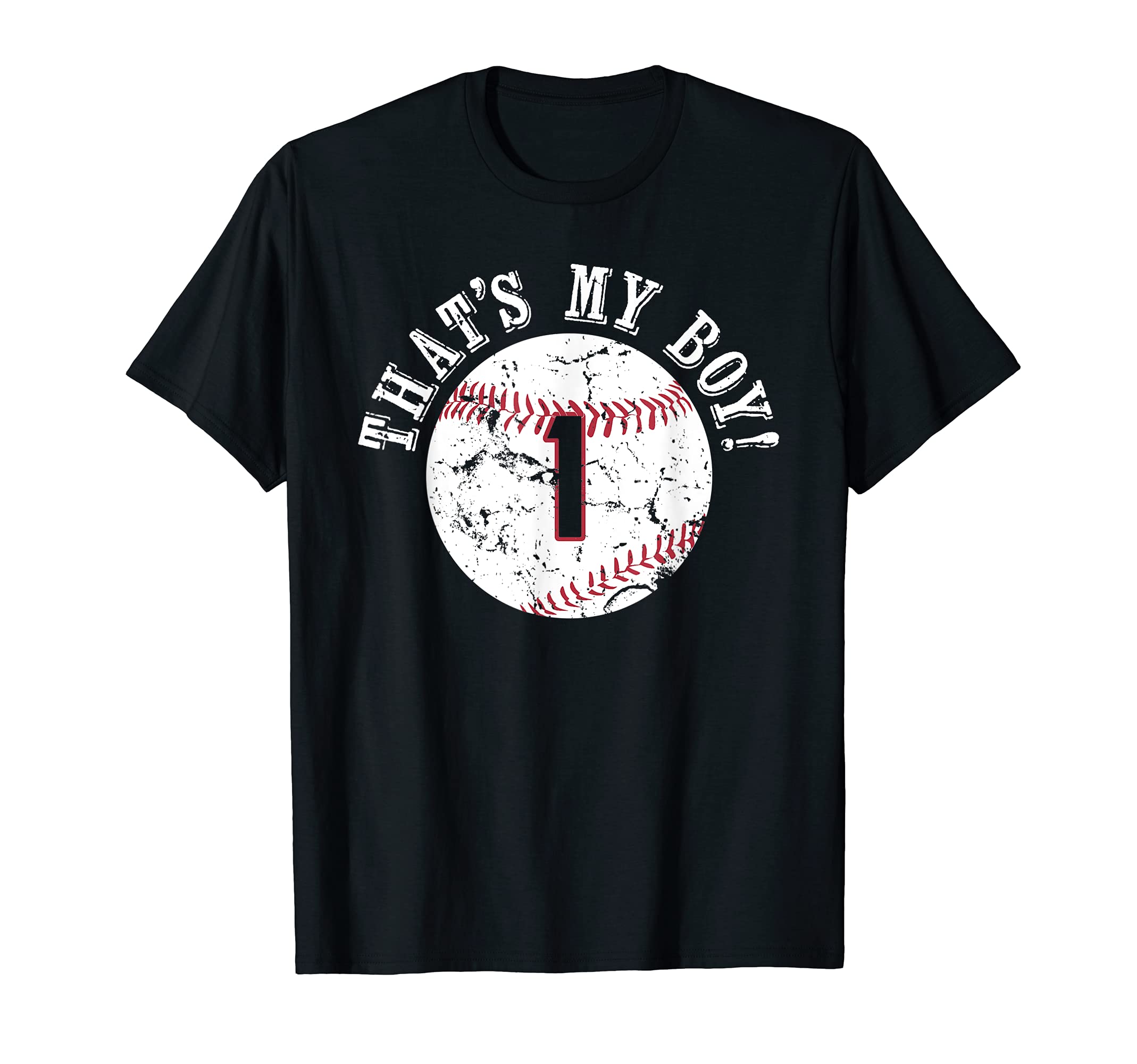 Unique Thats My 1 Baseball Player Mom T-Shirt - Novelty Apparel Men Women - T-Shirt, Sweatshirt, Hoodie