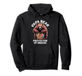 Papa Bear Protector Snacks Funny Hoodie - Custom Art Print Men Women - T-Shirt, Sweatshirt, Hoodie