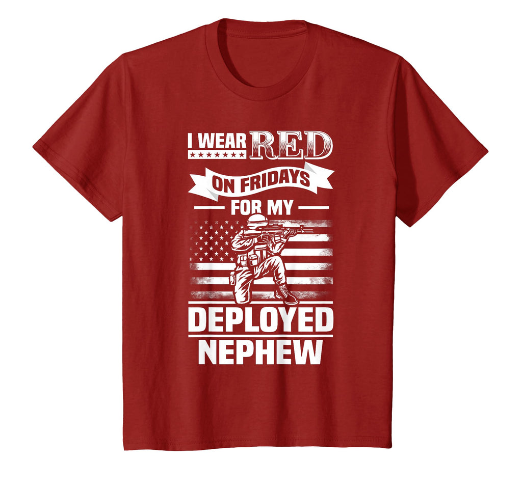 Red Friday My Nephew Military Troops T-Shirt - Aesthetic Graphic Men Women - T-Shirt, Sweatshirt, Hoodie