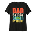 Dad Day Gamer Night Dad Tri Blend T-Shirt - Graphic Print Unisex - T-Shirt, Sweatshirt, Hoodie
