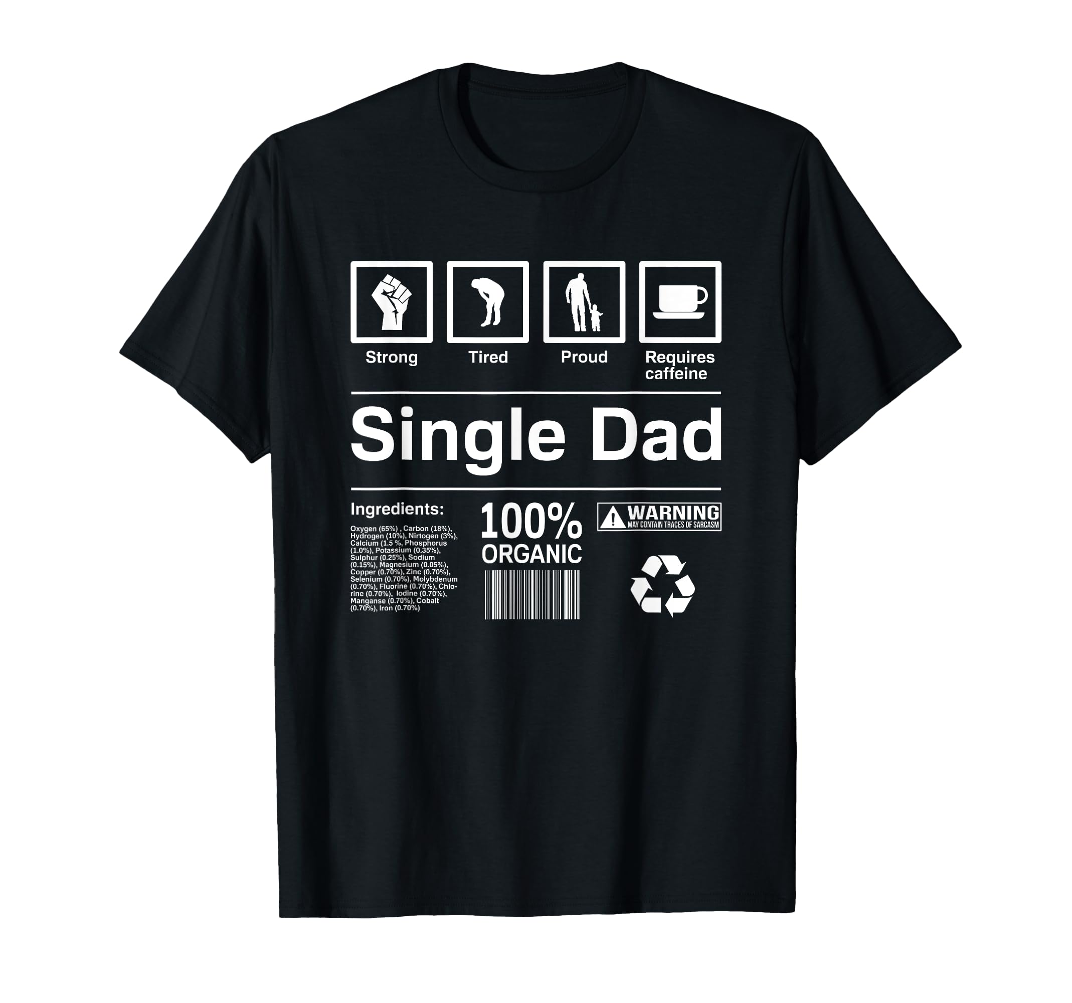 Single Dad Contents Gift T-Shirt - Unique Graphic Men Women - T-Shirt, Sweatshirt, Hoodie
