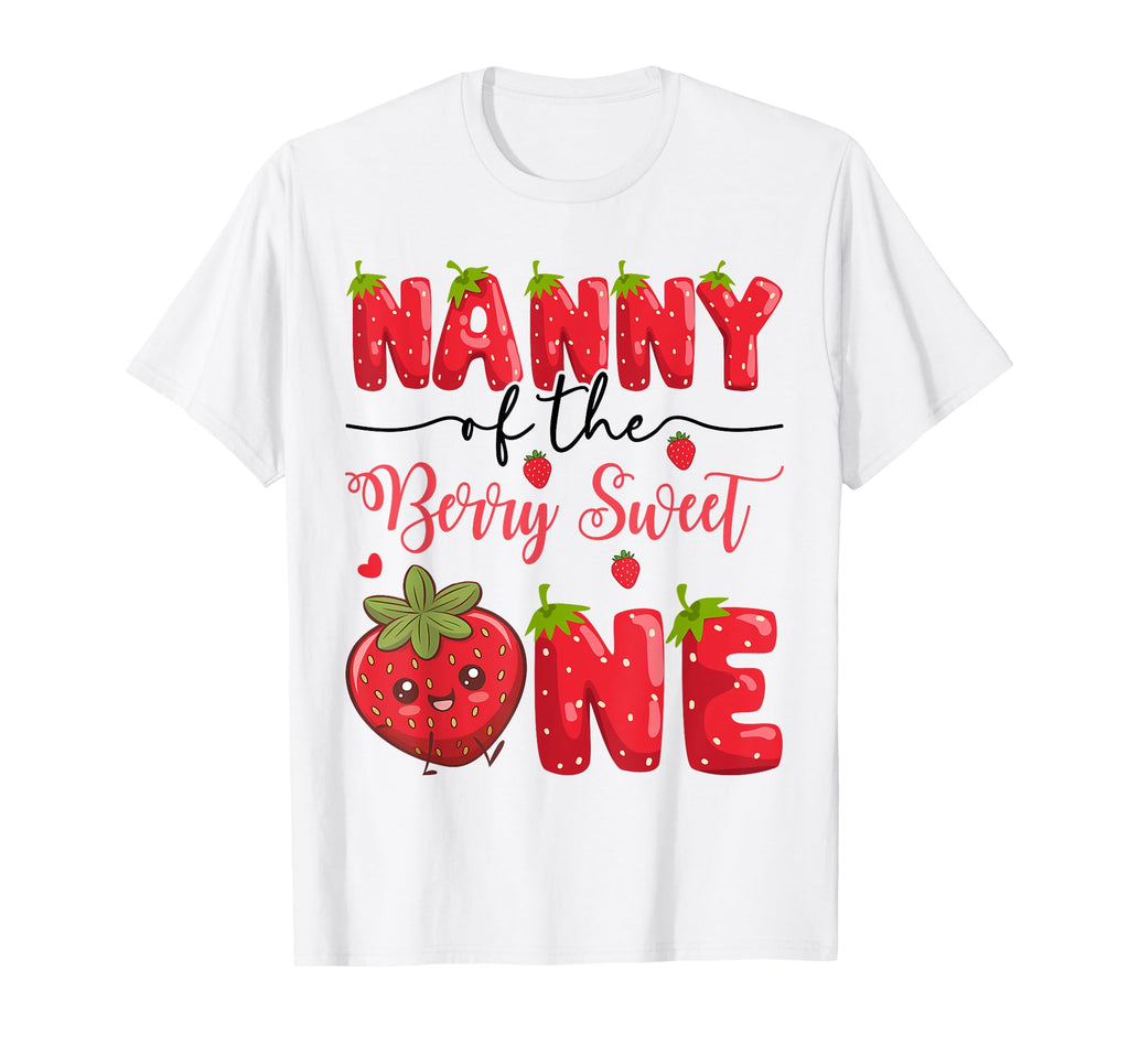 Nanny Berry Sweet One Strawberry First T-Shirt - Minimalist Print Unisex - T-Shirt, Sweatshirt, Hoodie