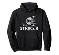 Soccer Striker Hoodie - Graphic Print Men Women - T-Shirt, Sweatshirt, Hoodie