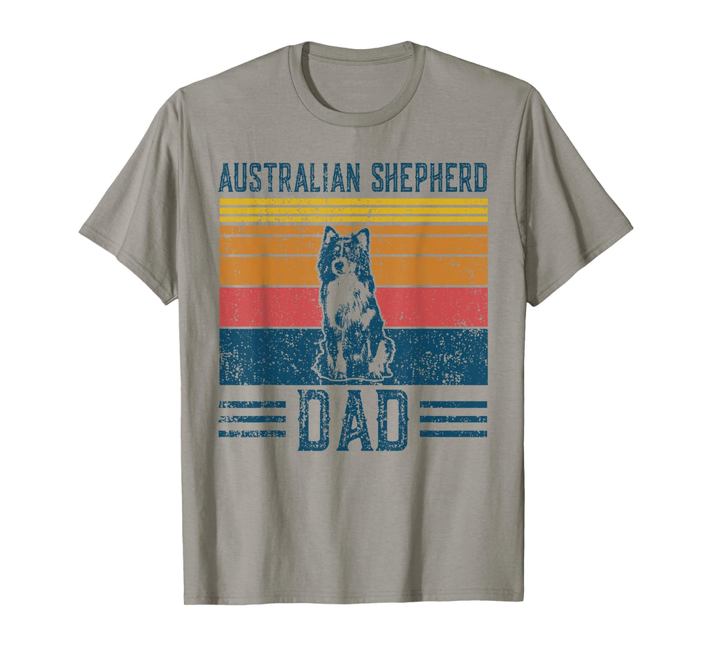 Dog Aussie Dad Australian Shepherd Dad T-Shirt - Graphic Print for Adults - T-Shirt, Sweatshirt, Hoodie