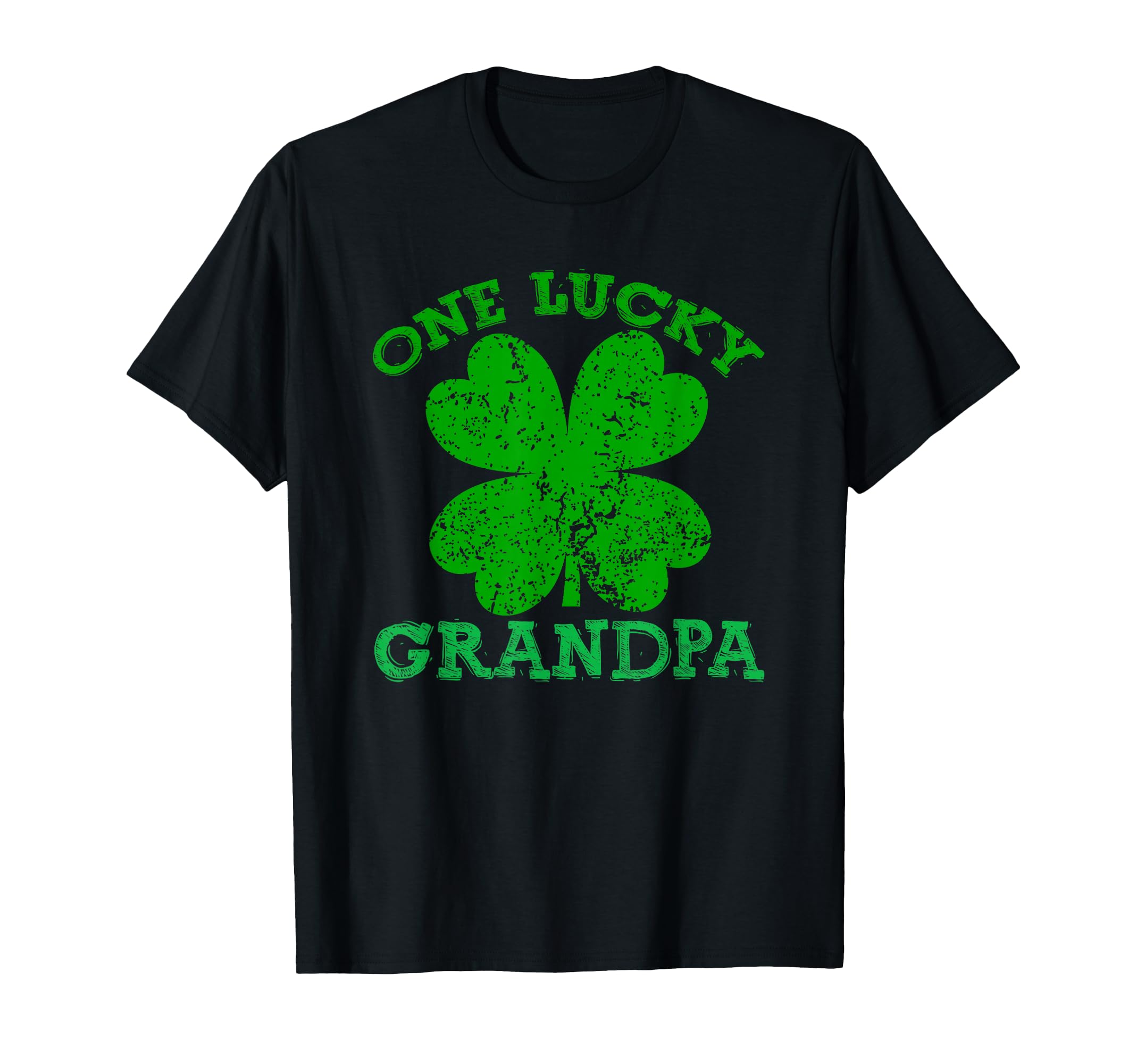 One Lucky Grandpa St Patricks Day T-Shirt - Novelty Apparel for Adults - T-Shirt, Sweatshirt, Hoodie
