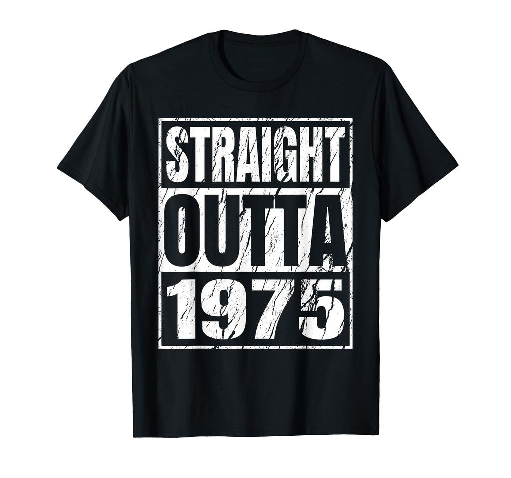 Straight Outta 1975 Birthday Born T-Shirt - Aesthetic Graphic for Adults - T-Shirt, Sweatshirt, Hoodie