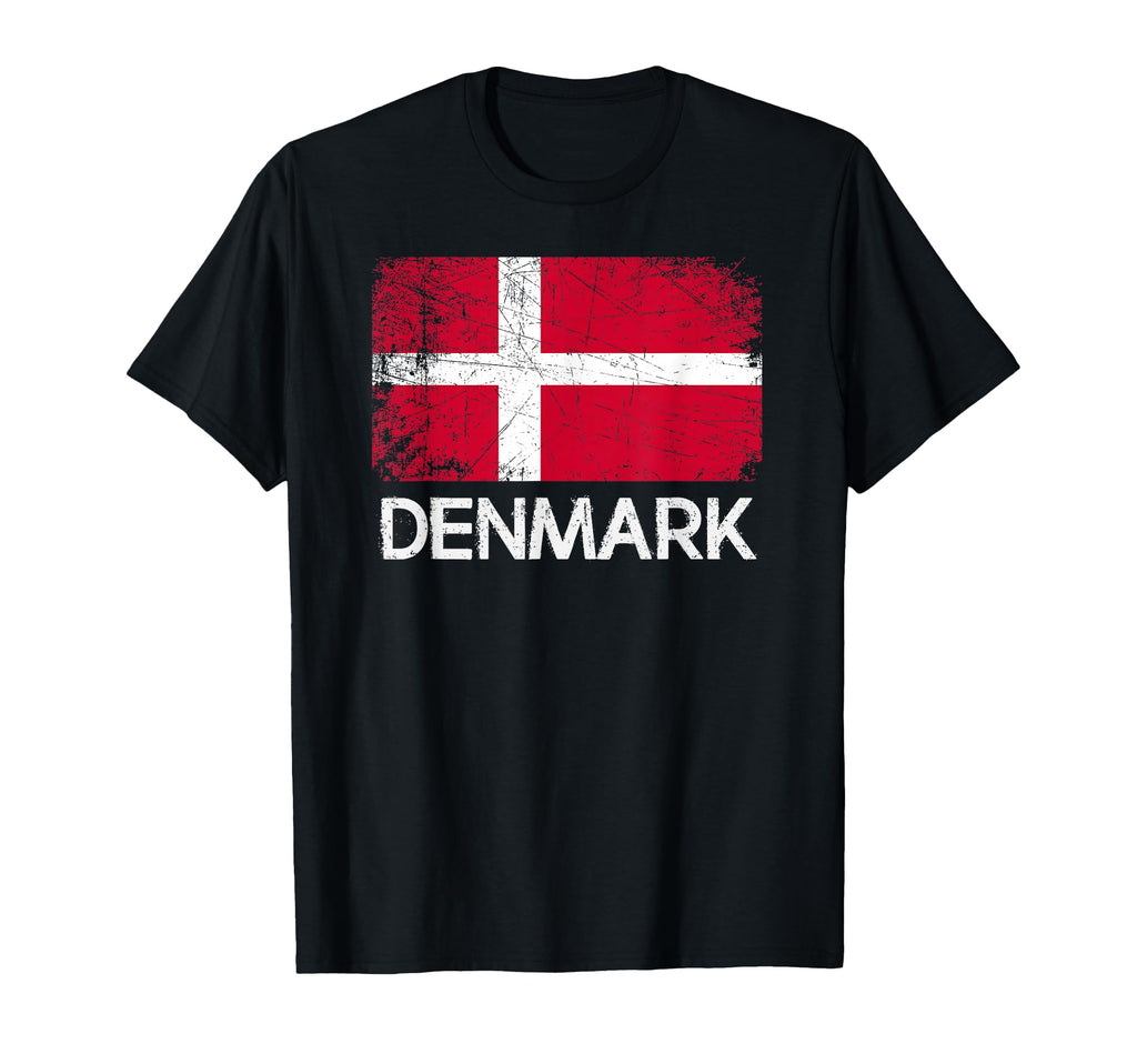 Danish Flag Made Denmark Gift T-Shirt - Aesthetic Graphic Men Women - T-Shirt, Sweatshirt, Hoodie