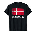 Danish Flag Made Denmark Gift T-Shirt - Aesthetic Graphic Men Women - T-Shirt, Sweatshirt, Hoodie