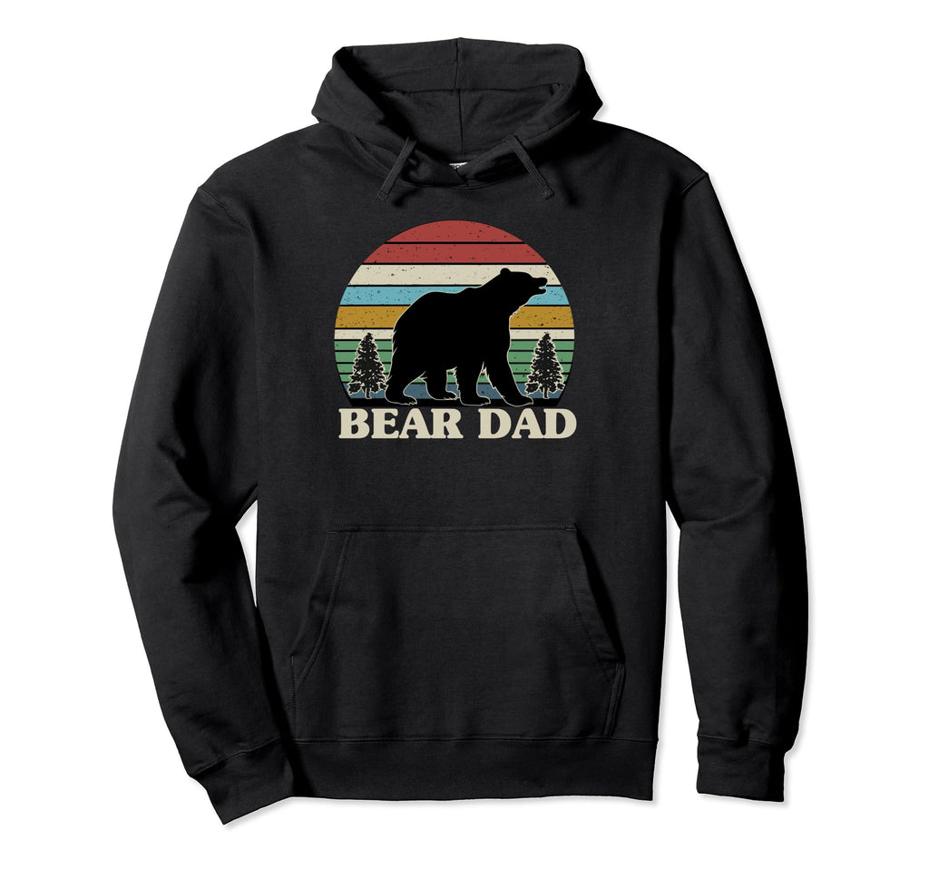 Funny Papa Bear Anima Fathers Day Dad Hoodie - Graphic Print Men Women - T-Shirt, Sweatshirt, Hoodie