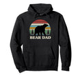 Funny Papa Bear Anima Fathers Day Dad Hoodie - Graphic Print Men Women - T-Shirt, Sweatshirt, Hoodie