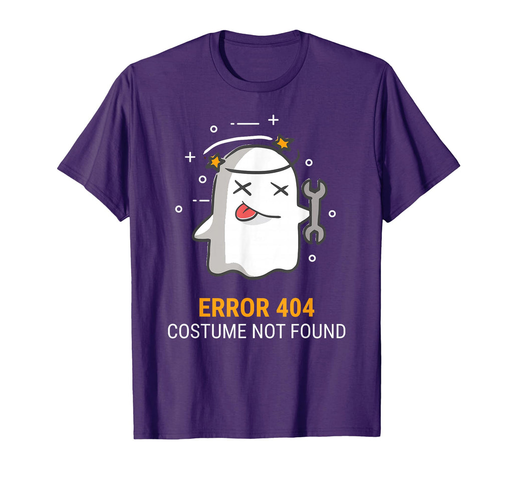 Error 404 Costume Not Found Easy T-Shirt - Unique Graphic Men Women - T-Shirt, Sweatshirt, Hoodie