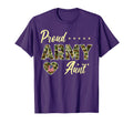 Proud Army Aunt Camouflage Soldier T-Shirt - Aesthetic Graphic Unisex - T-Shirt, Sweatshirt, Hoodie