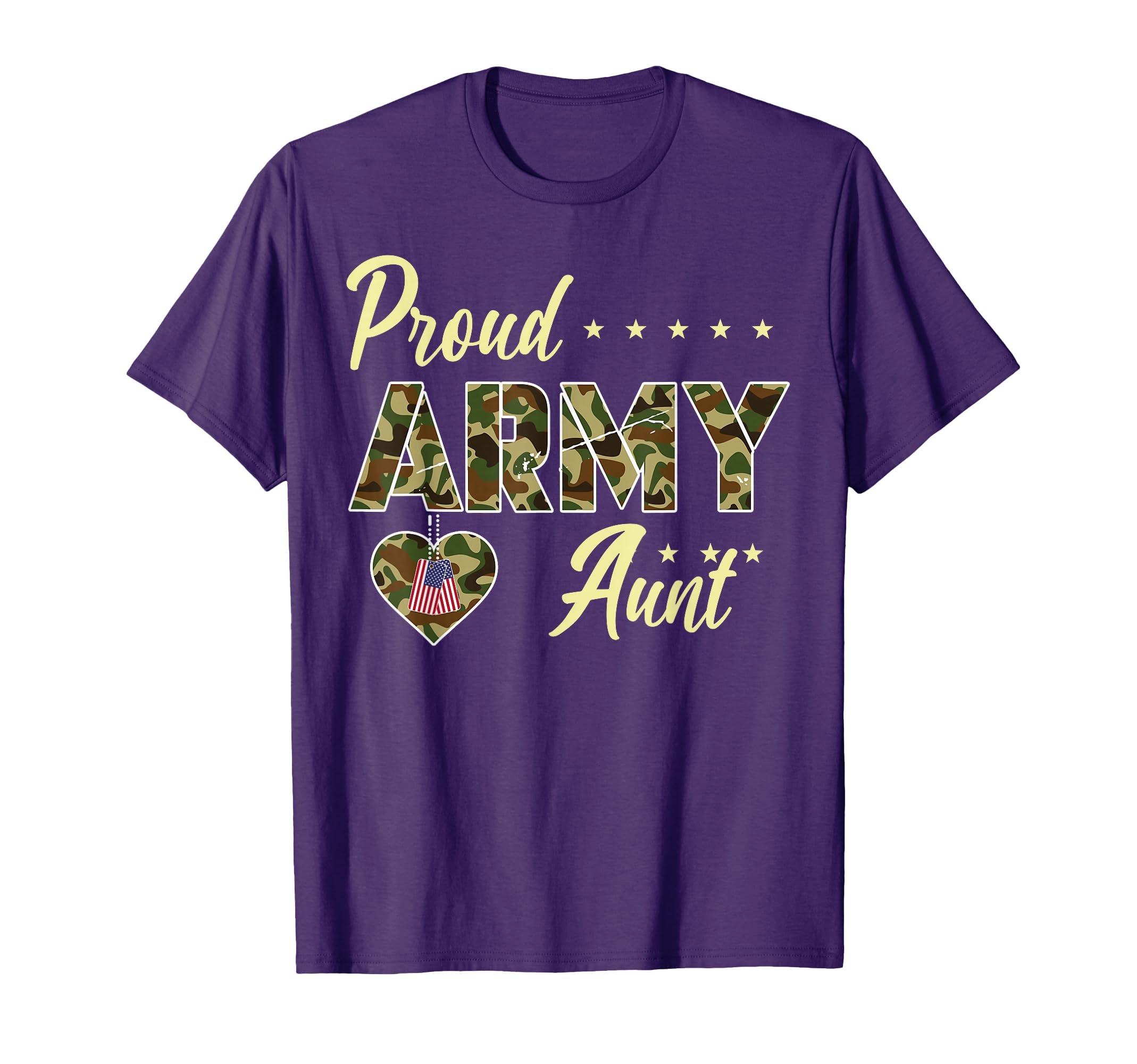 Proud Army Aunt Camouflage Soldier T-Shirt - Aesthetic Graphic Unisex - T-Shirt, Sweatshirt, Hoodie