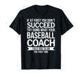Baseball Coach Thank You Gift T-Shirt - Minimalist Print Men Women - T-Shirt, Sweatshirt, Hoodie