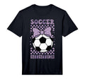Soccer Sister Ball Purple T-Shirt - Casual Everyday Wear Men Women - T-Shirt, Sweatshirt, Hoodie