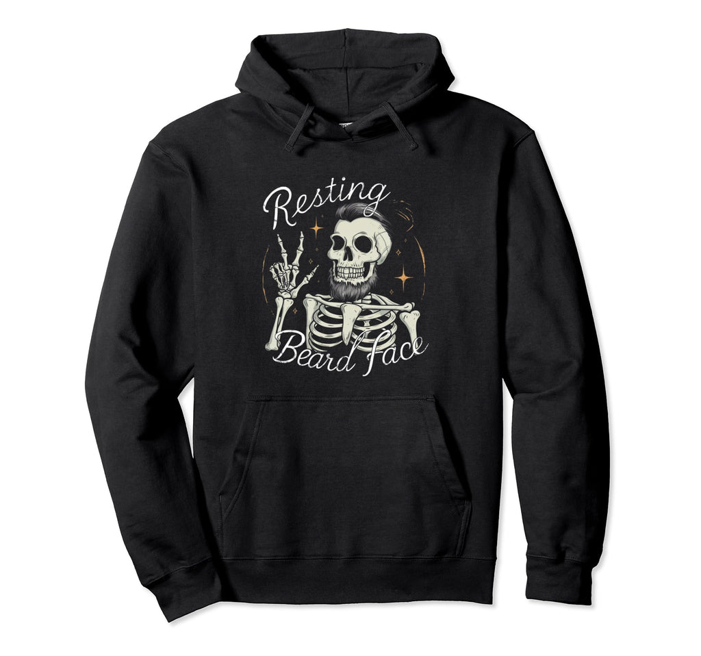 Bearded Dad Daddy Papa Fathers Day Hoodie - Custom Art Print for Adults - T-Shirt, Sweatshirt, Hoodie