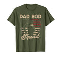 Dad Bod Squad Flag Us Beer Belly Posing T-Shirt - Aesthetic Graphic Unisex - T-Shirt, Sweatshirt, Hoodie