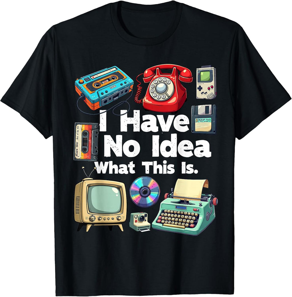 I Have No Idea What This is 80s Bro 1980s Fashion 80 - Adult & Kids T-Shirts, Sweatshirts & Hoodies apparel design preview 1