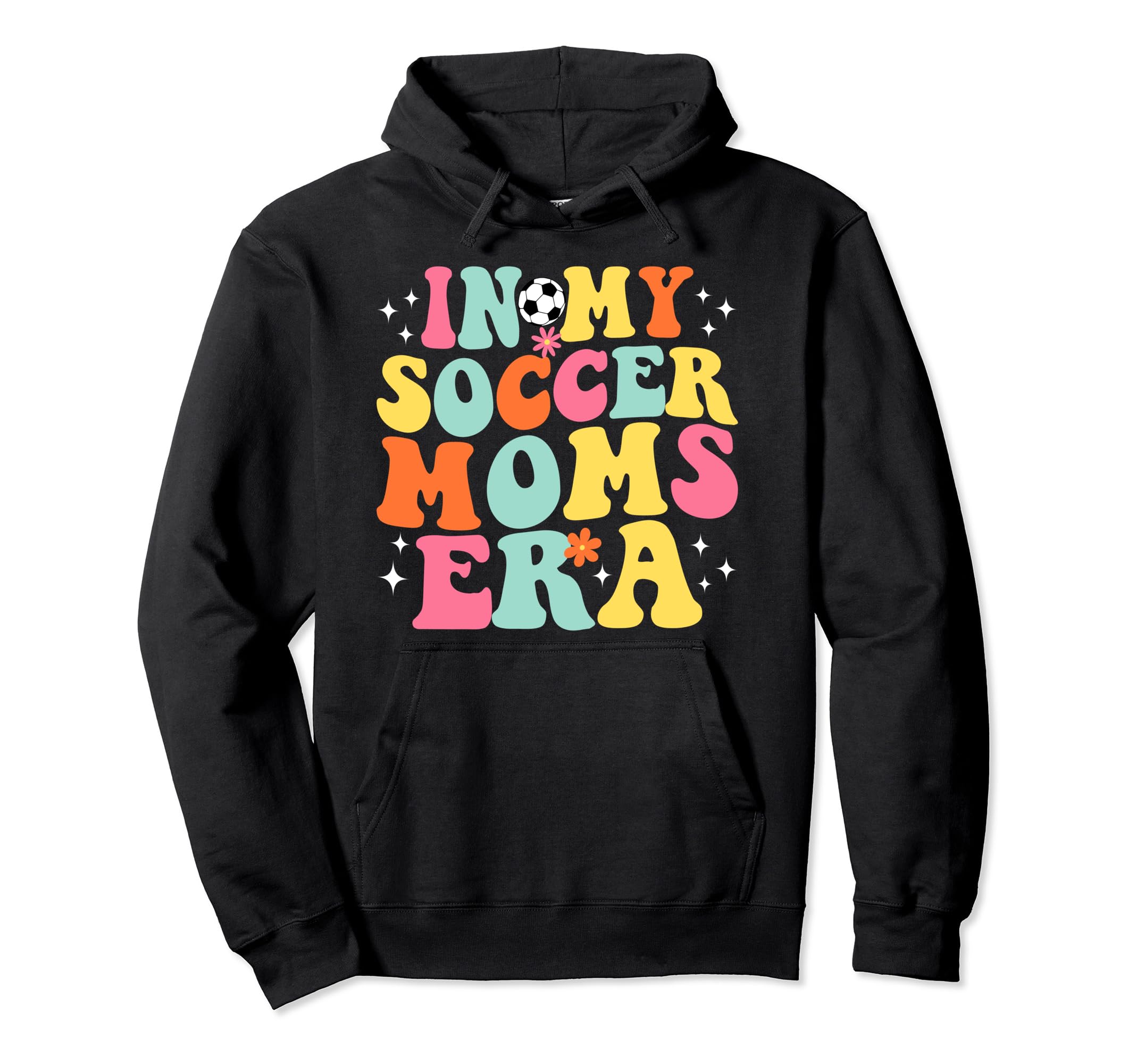 My Soccer Moms Era Game Day Groovy Hoodie - Custom Art Print for Adults - T-Shirt, Sweatshirt, Hoodie