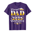 Proud Dad Two Class 2025 Graduates T-Shirt - Aesthetic Graphic Men Women - T-Shirt, Sweatshirt, Hoodie