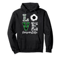 Soccer Love Mom Life Leopard Zebra Hoodie - Casual Everyday Wear Men Women - T-Shirt, Sweatshirt, Hoodie