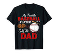 My Favorite Baseball Player Calls Me Dad T-Shirt - Graphic Print Men Women - T-Shirt, Sweatshirt, Hoodie