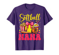 Softball Lover Nana Mothers Day T-Shirt - Fun Novelty Design for Adults - T-Shirt, Sweatshirt, Hoodie
