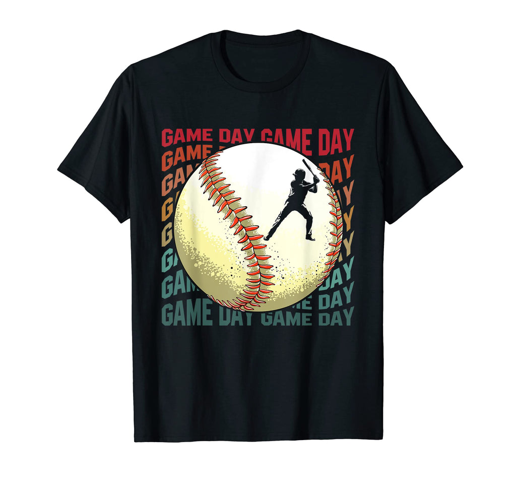 Baseball Dad Papa Game Day Grandpa T-Shirt - Custom Art Print Men Women - T-Shirt, Sweatshirt, Hoodie