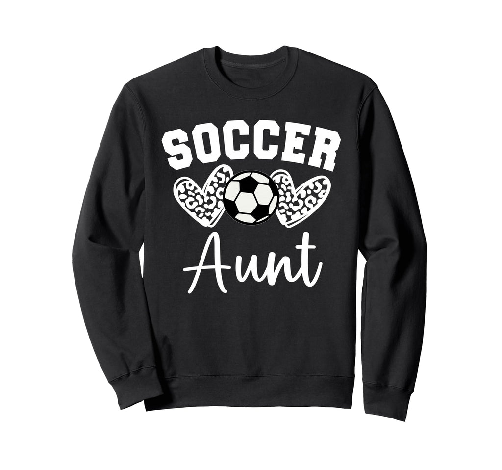 Soccer Aunt Matching Family Soccer Sweatshirt - Custom Art Print Unisex - T-Shirt, Sweatshirt, Hoodie