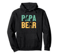Papa Bear Dads Birthday Fathers Day Hoodie - Graphic Print for Adults - T-Shirt, Sweatshirt, Hoodie
