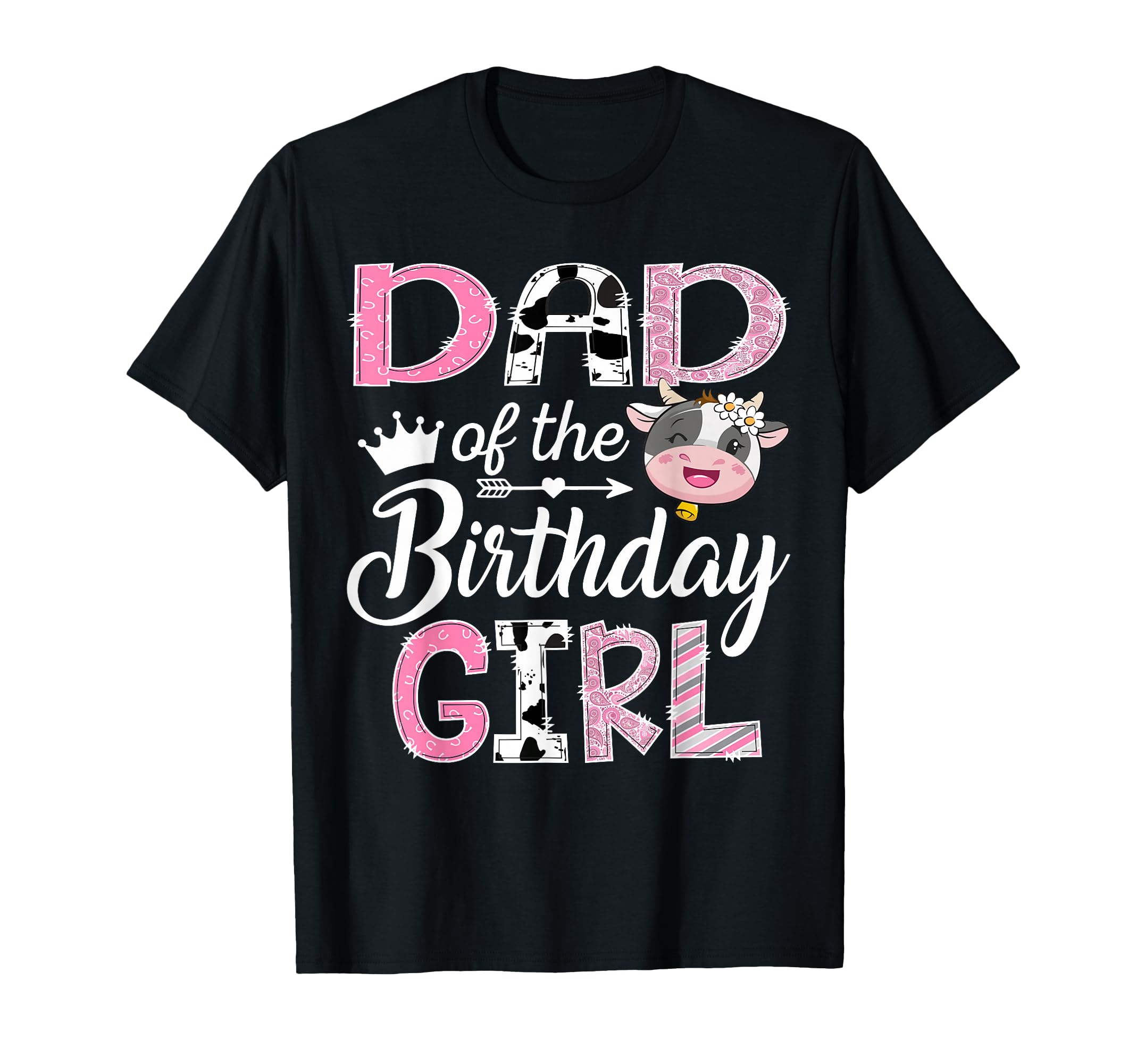 Dad Birthday Farm Cow 1St Birthday T-Shirt - Trendy Graphic Men Women - T-Shirt, Sweatshirt, Hoodie