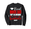 Senior 2026 Proud Bonus Dad Class 2026 Sweatshirt - Graphic Print Unisex - T-Shirt, Sweatshirt, Hoodie
