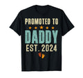 Promoted To Dad Est 2024 T-Shirt - Trendy Graphic for Adults - T-Shirt, Sweatshirt, Hoodie