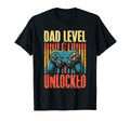 Dad Level Unlocked Funny Gamer Dad T-Shirt - Fun Novelty Design Men Women - T-Shirt, Sweatshirt, Hoodie