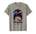 Half Puerto Rican Half Colombian T-Shirt - Casual Everyday Wear Unisex - T-Shirt, Sweatshirt, Hoodie