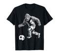 Bigfoot Playing Soccer Player Funny T-Shirt - Trendy Graphic for Adults - T-Shirt, Sweatshirt, Hoodie
