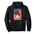 Patriotic Bear Usa Gnome 4Th July Hoodie - Aesthetic Graphic for Adults - T-Shirt, Sweatshirt, Hoodie
