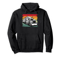 Truck Driver Art Dad Grandpa Trucking Hoodie - Novelty Apparel for Adults - T-Shirt, Sweatshirt, Hoodie
