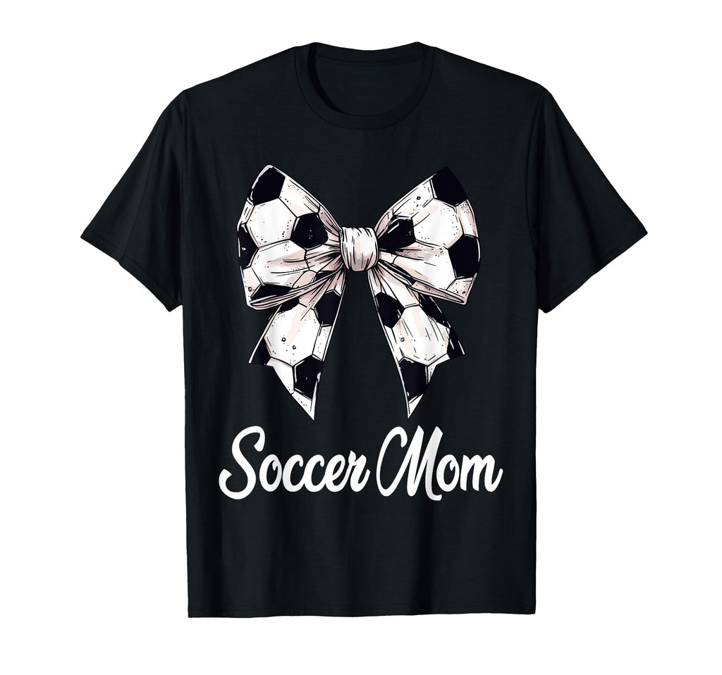Soccer Mom Coquette Bow Soccer Lovers T-Shirt - Trendy Graphic Unisex - T-Shirt, Sweatshirt, Hoodie