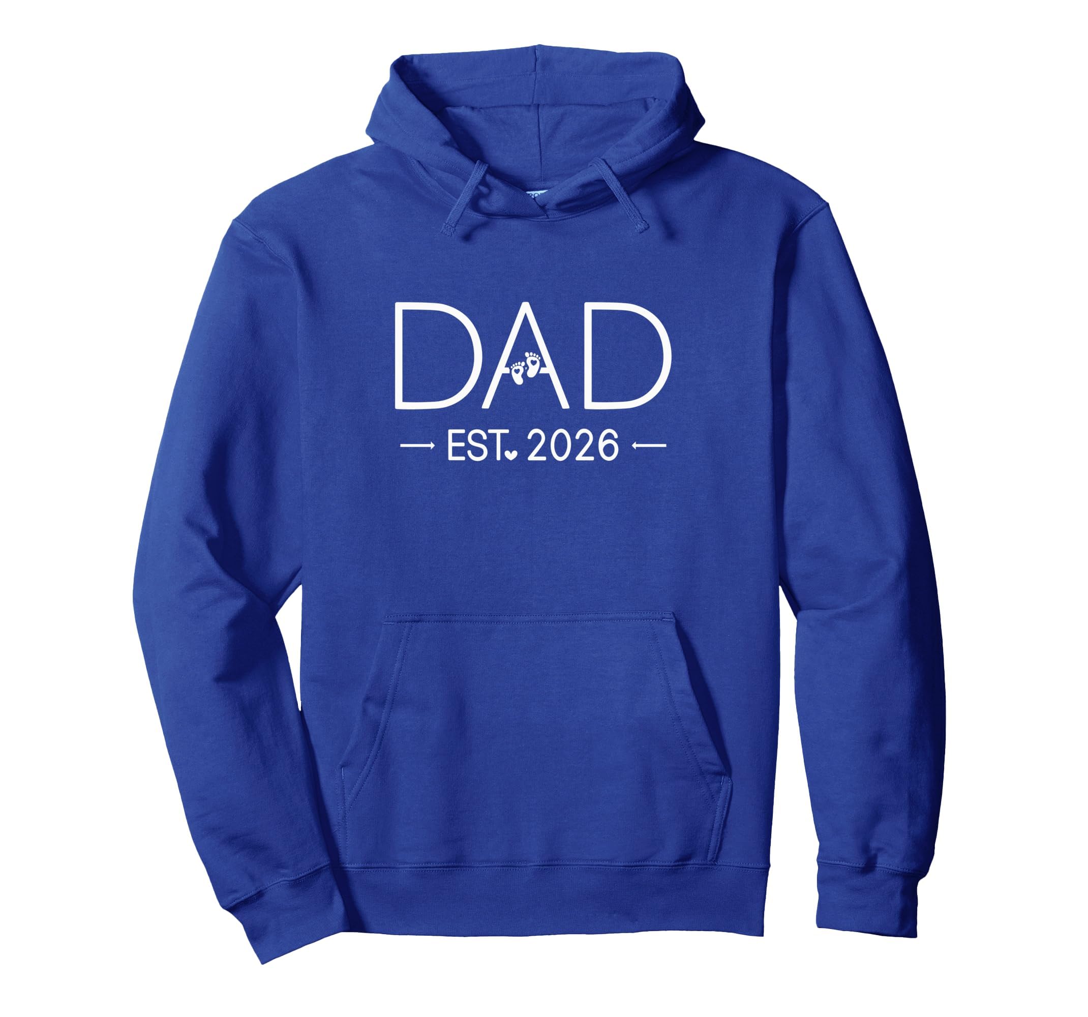 Dad Est 2026 New Dad Mom Matching Hoodie - Aesthetic Graphic Men Women - T-Shirt, Sweatshirt, Hoodie