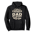 Farmer Trade Dad Heart Tractor Hoodie - Casual Everyday Wear Unisex - T-Shirt, Sweatshirt, Hoodie