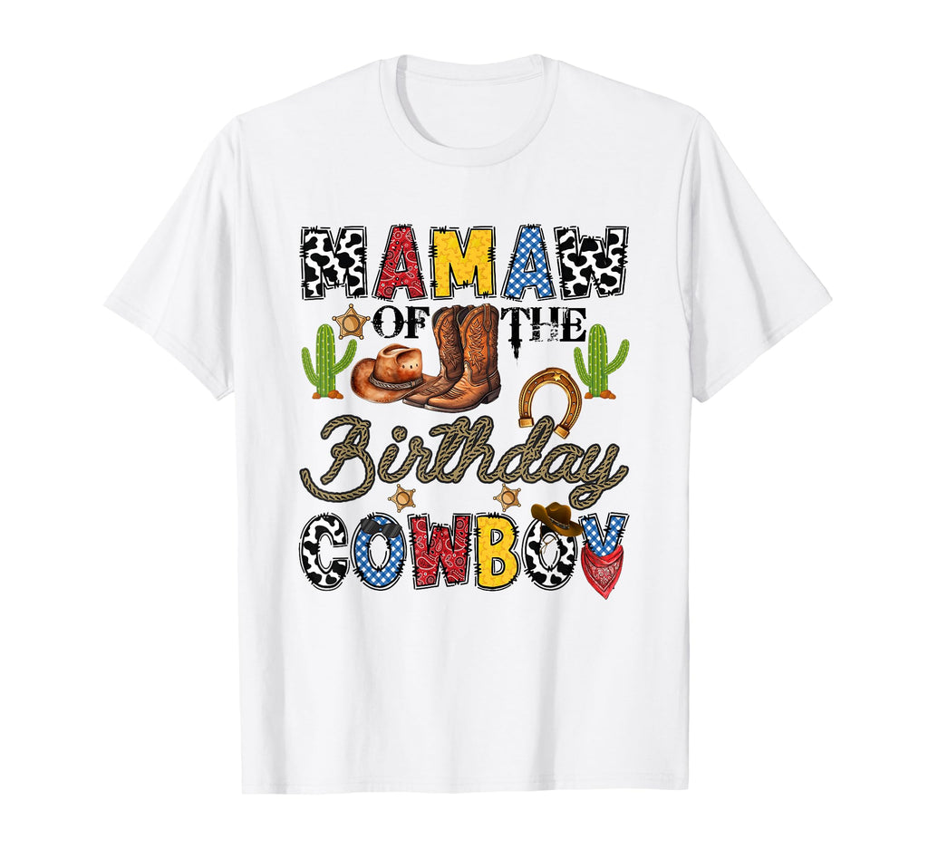 Mamaw Birthday Cowboy Western Birthday T-Shirt - Unique Graphic for Adults - T-Shirt, Sweatshirt, Hoodie