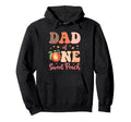 Dad One Sweet Peach First Birthday Peach Hoodie - Minimalist Print Unisex - T-Shirt, Sweatshirt, Hoodie