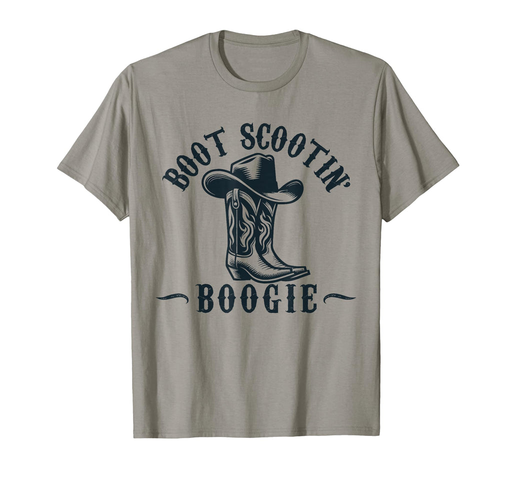 Boot Scootin Boogie Western Cowboys Music T-Shirt - Graphic Print Men Women - T-Shirt, Sweatshirt, Hoodie
