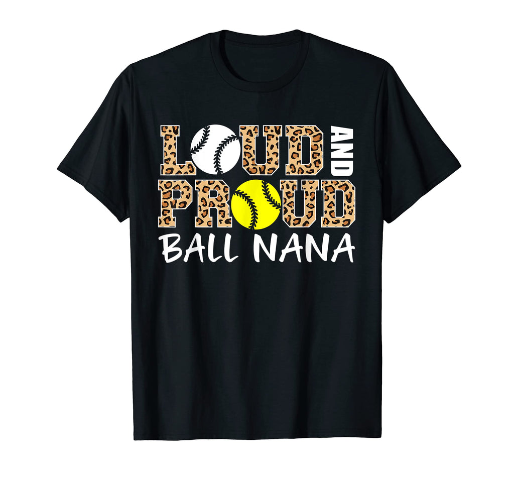 Loud And Proud Baseball Softball T-Shirt - Fun Novelty Design for Adults - T-Shirt, Sweatshirt, Hoodie