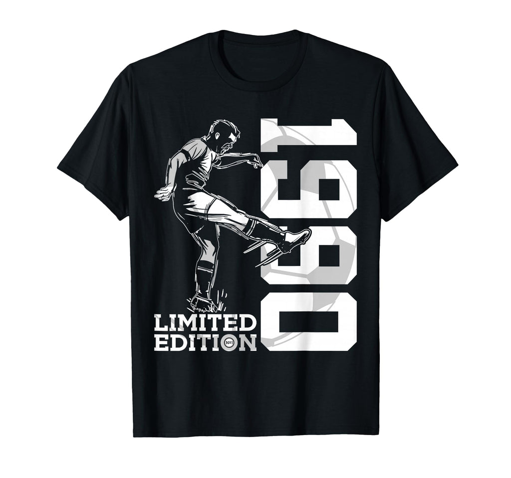 1990 36 Years Soccer 36Th Birthday T-Shirt - Casual Everyday Wear Unisex - T-Shirt, Sweatshirt, Hoodie