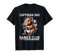 Capybara Dad Gamer Funny Gaming T-Shirt - Casual Everyday Wear Men Women - T-Shirt, Sweatshirt, Hoodie